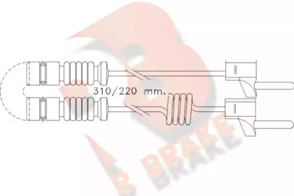 Контакт R BRAKE 610221RB